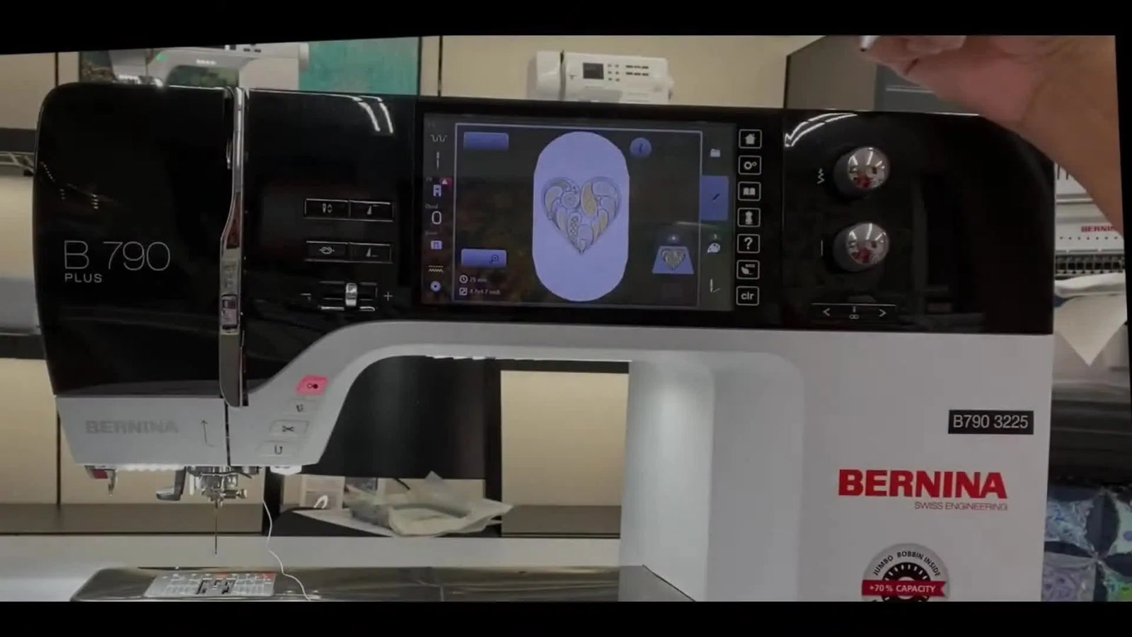 BERNINA B 790 PLUS Embroidery Editing That Actually Stitches Clean: Load Designs, Lock in Foot #26, and Stop Fabric Flagging