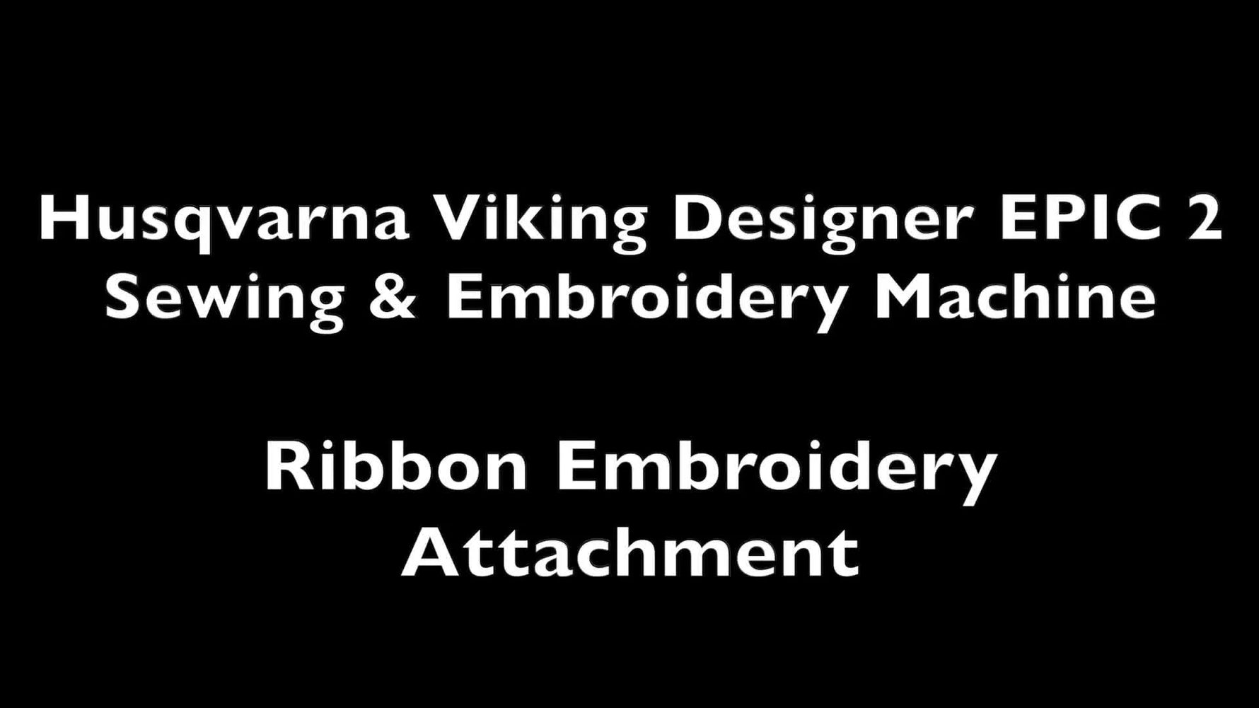 A Husqvarna Viking Designer EPIC 2 is shown ready for embroidery with a large 360x260 hoop mounted and the screen active.