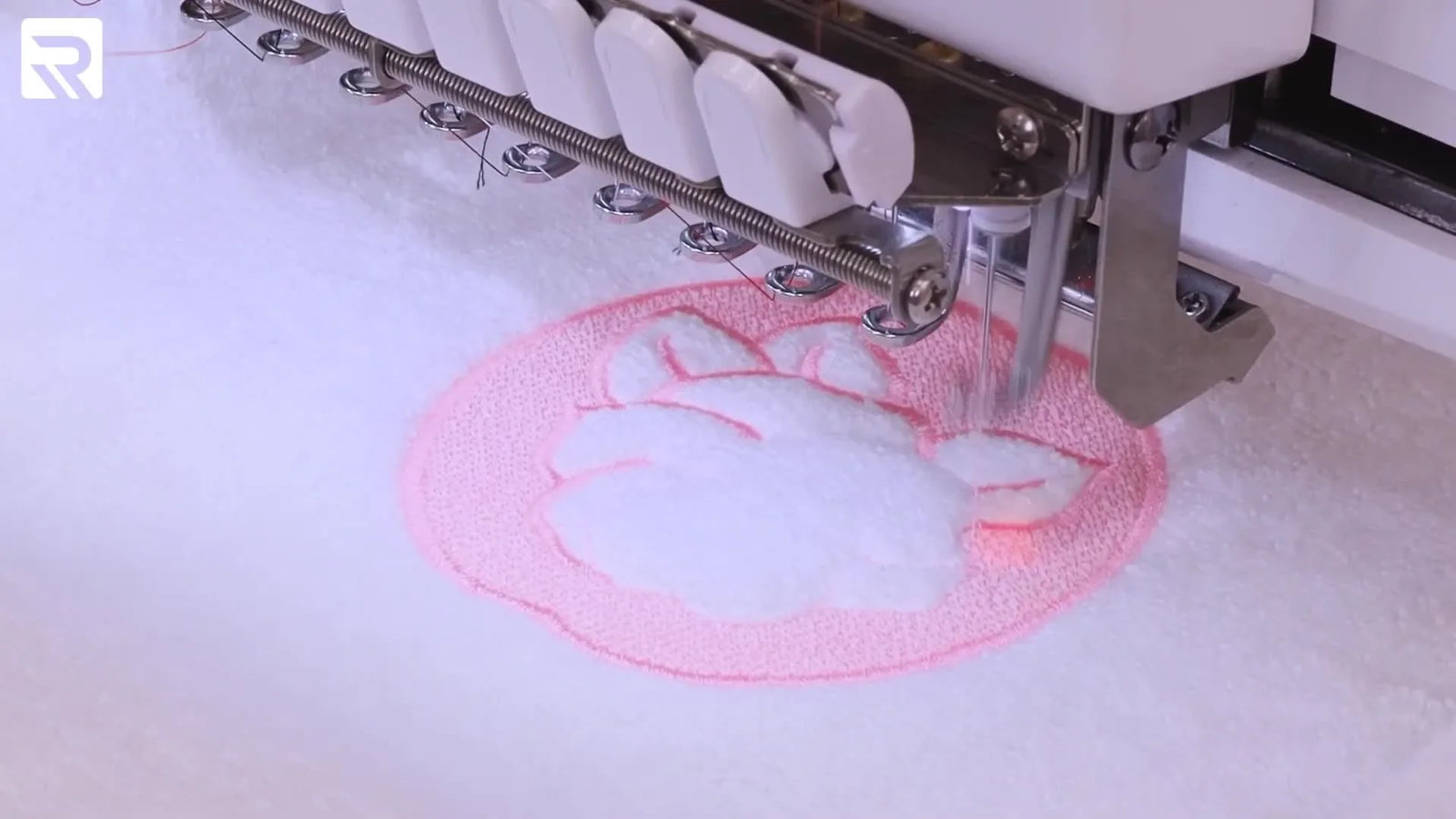 Embossing a Towel on a Multi-Needle Ricoma: The Magnetic Hoop Method That Keeps Bulk Under Control