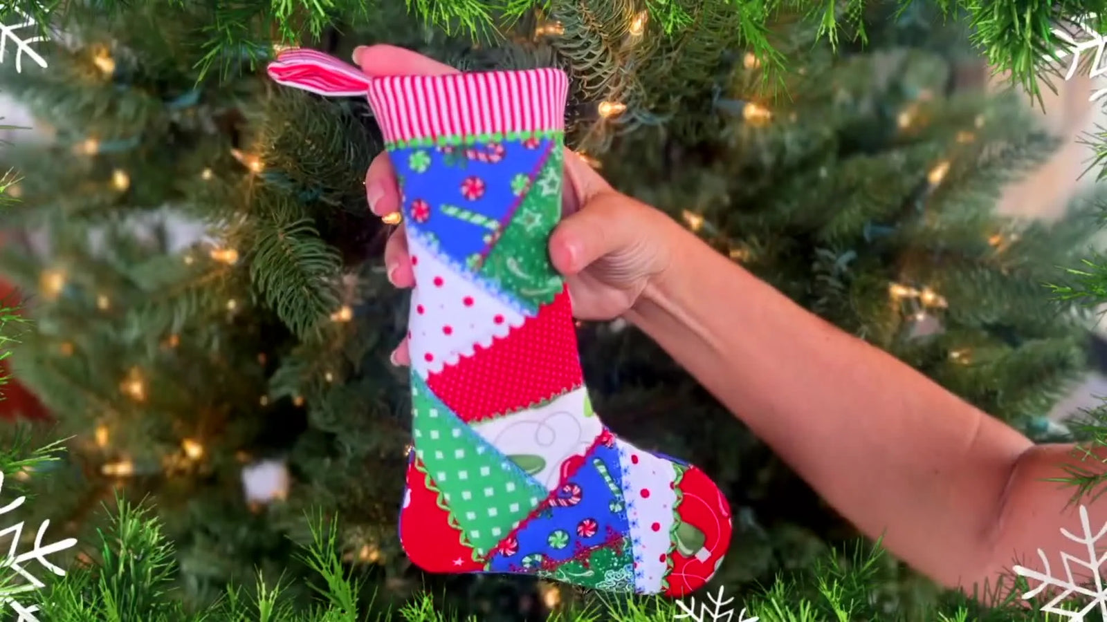 ITH Crazy Quilt Stocking That Actually Turns Out: A Calm, Repeatable Flip-and-Stitch Workflow (No Puckers, No “Oops I Sewed It Shut”)
