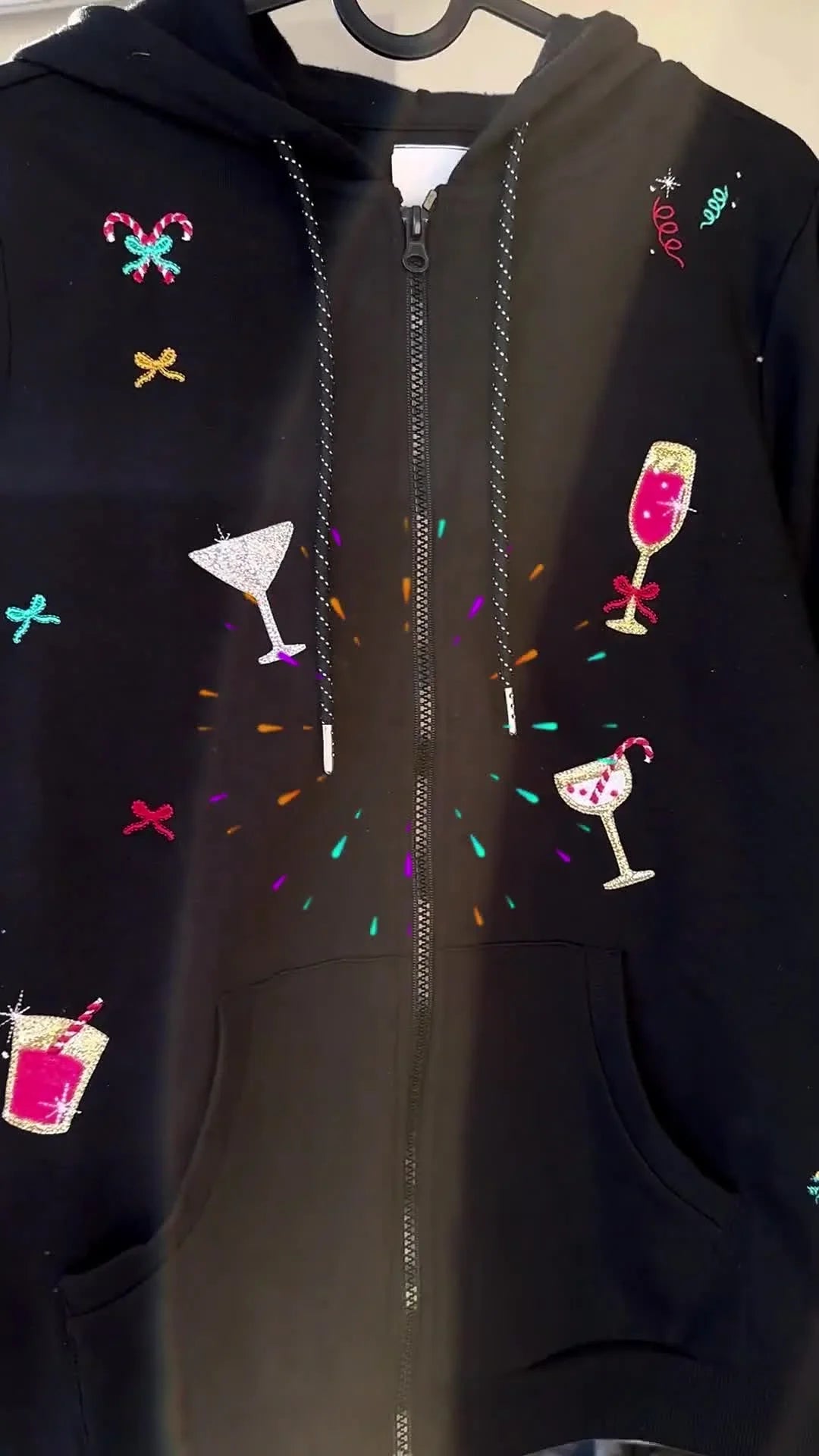 Glitter HTV Appliqué on a Hoodie Sleeve (Brother Innov-is NV880E): The Floating Trick That Saves Your Seams—and Your Sanity