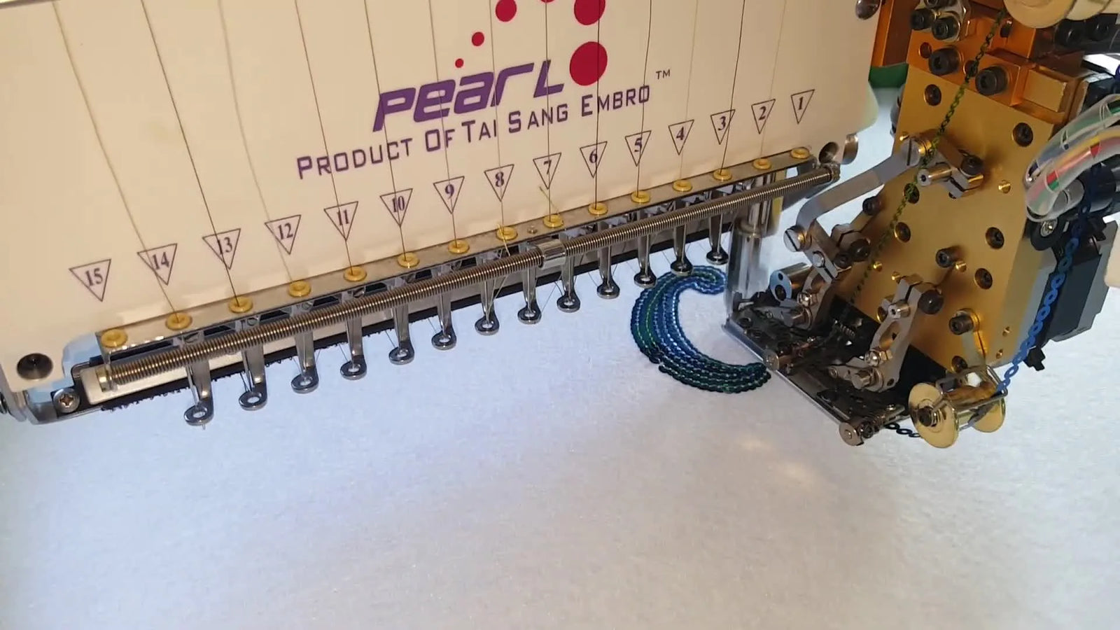 Pearl Sequin Attachment at 600 RPM: How to Stitch a Clean “Charm’s” Logo Without Jams, Skips, or Hoop Shift