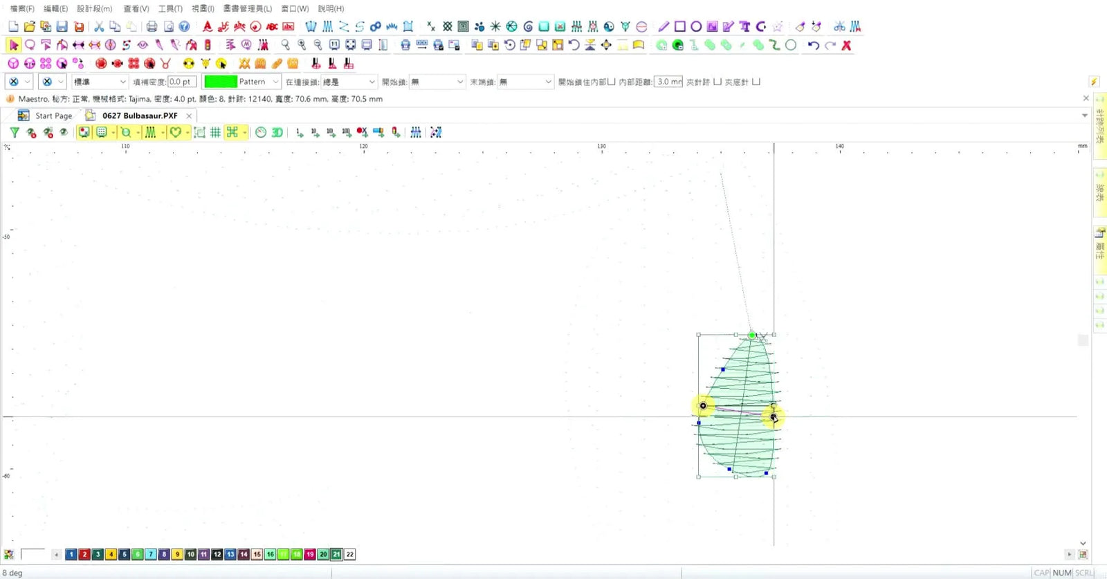 Digitizing Bulbasaur in Wilcom EmbroideryStudio: Stitch Angles, Clean Layers, and a File That Actually Runs