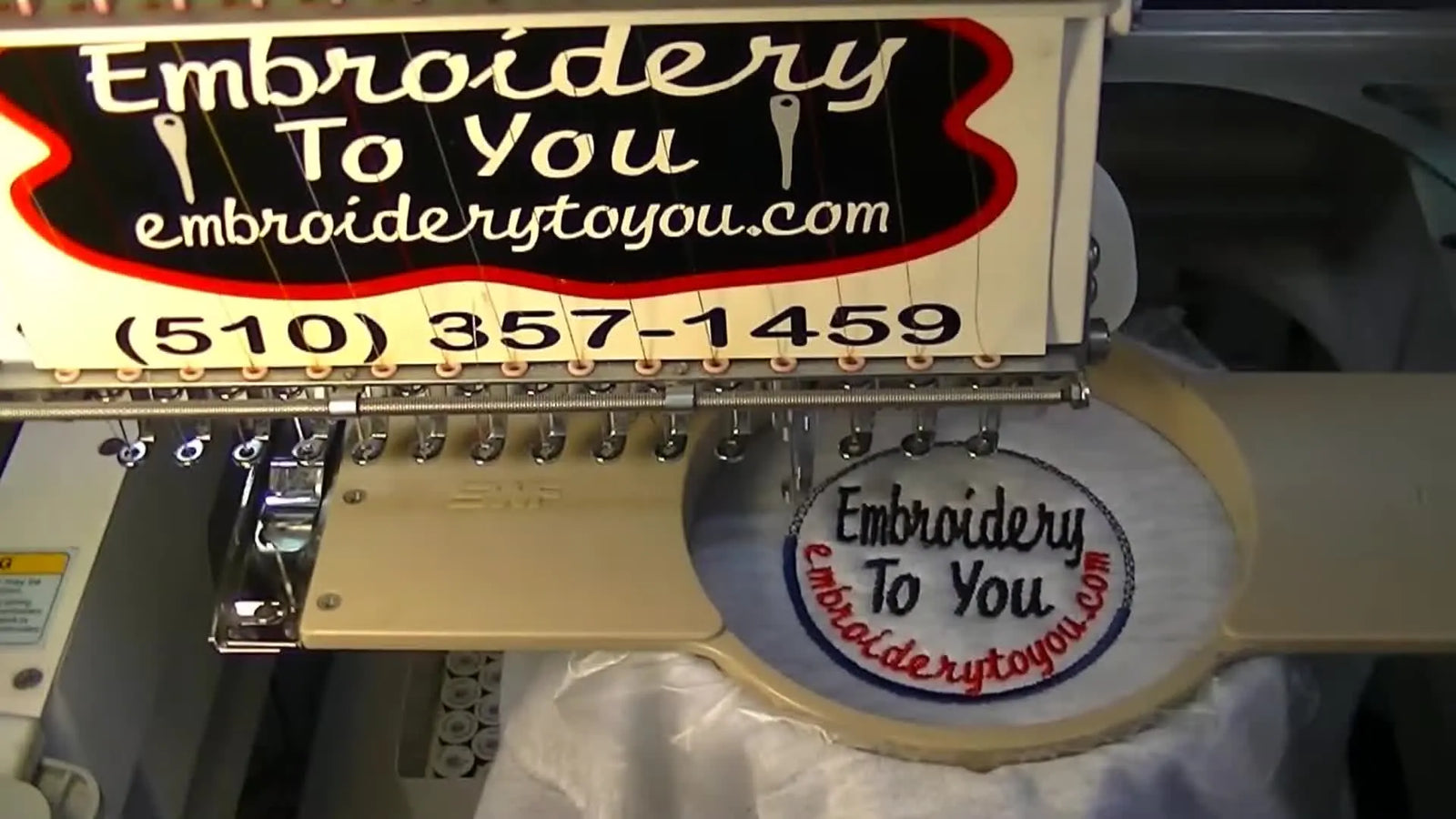 Fleece Sweatshirt Logo Embroidery on an SWF Machine: The 2-Layer Weblon + Topping Formula (and When Magnetic Hoops Save the Job)
