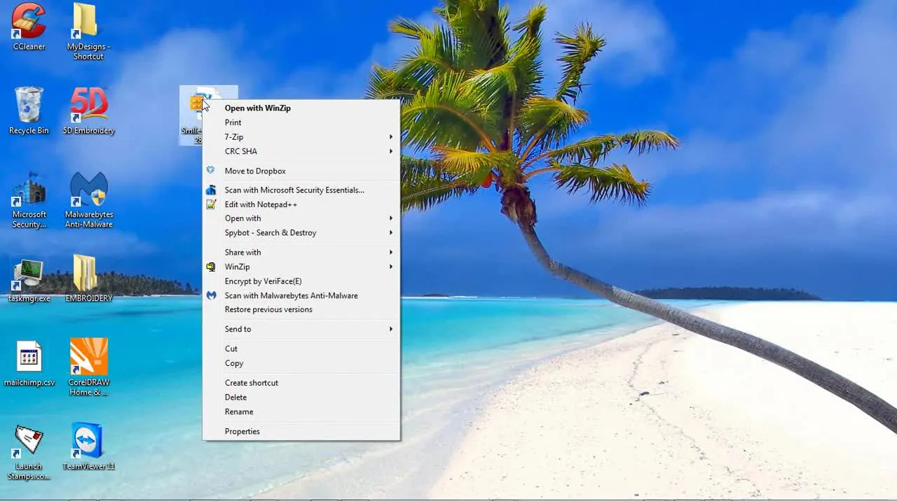 Stop Double-Clicking ZIPs: Unzip Embroidery Files on Windows with 7-Zip (and Find the Right PES Fast)