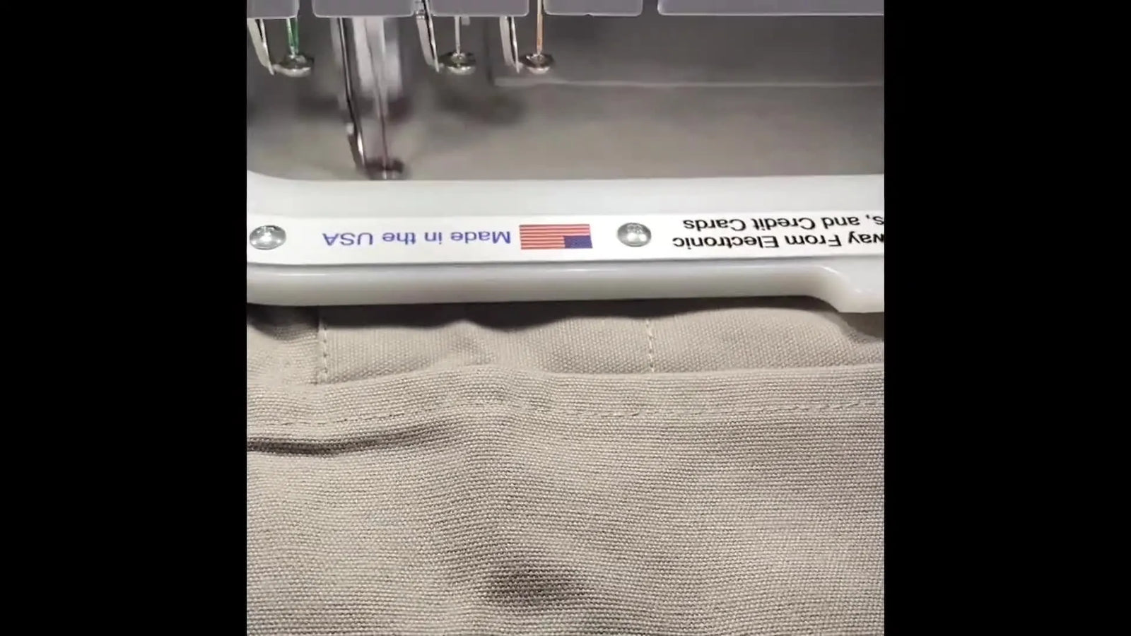 No Hooping Station, No Panic: Clean Apron Embroidery on a Brother PR1055X with a 4.25" x 13" Magnetic Hoop