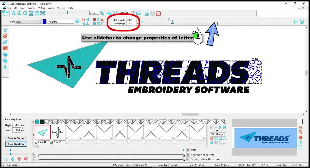 Auto Lettering in Threads Embroidery Software: Clean Text, Better ...