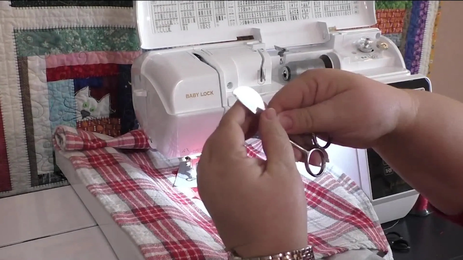 Stop Appliqué Fray and Tension Damage on the Baby Lock Vesta: The “Secret Ingredient” Tea Towel Stitch-Out That Actually Stays Crisp