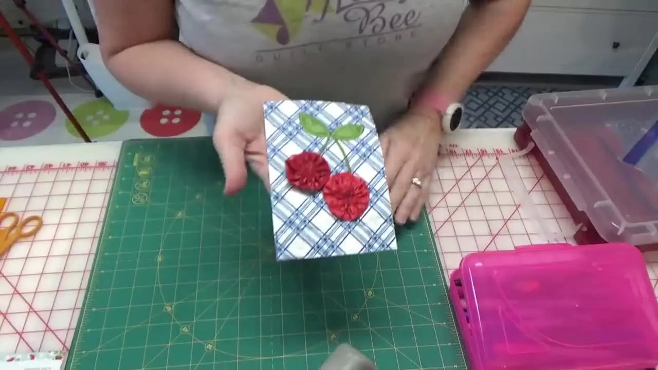 Cherry Quilt Block with 3D Yo-Yos on a Brother Luminaire XP1: The Clean, Repeatable Workflow (and the Traps That Ruin It)
