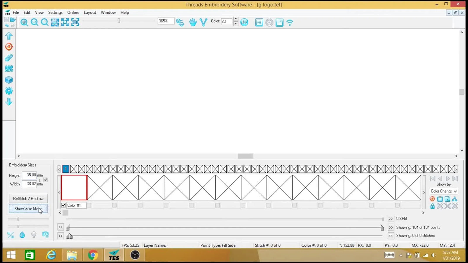 Digitize a Clean Logo in Threads Embroidery Software (TES): The Underlay + Fill Workflow That Prevents Puckering Later