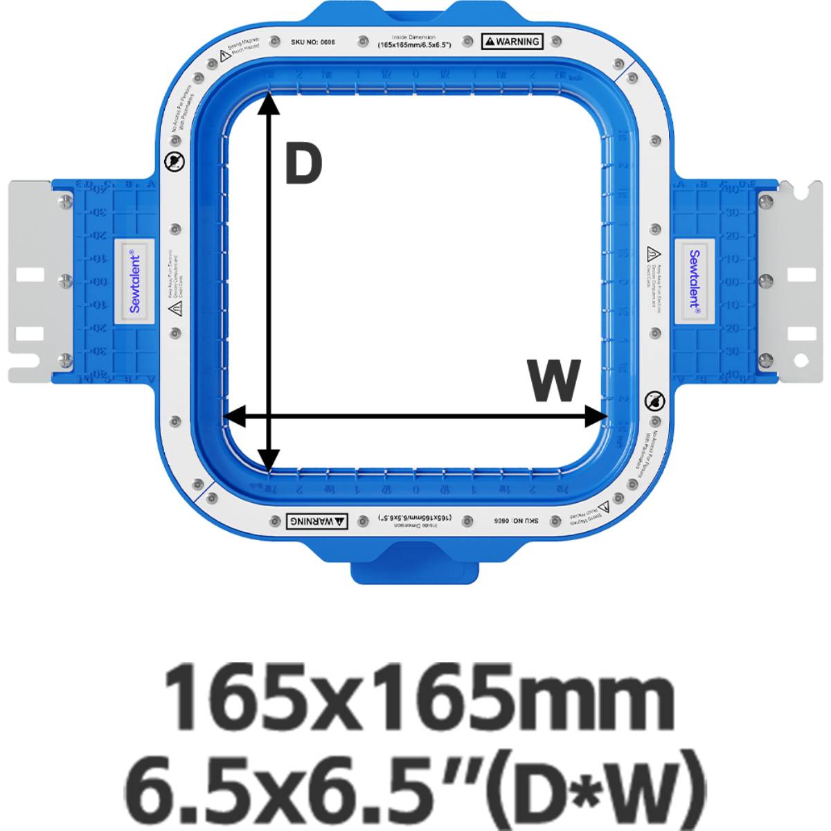 Magnetic Hoop 6.5"x6.5" | 165x165mm for PROMAKER Embroidery Machines