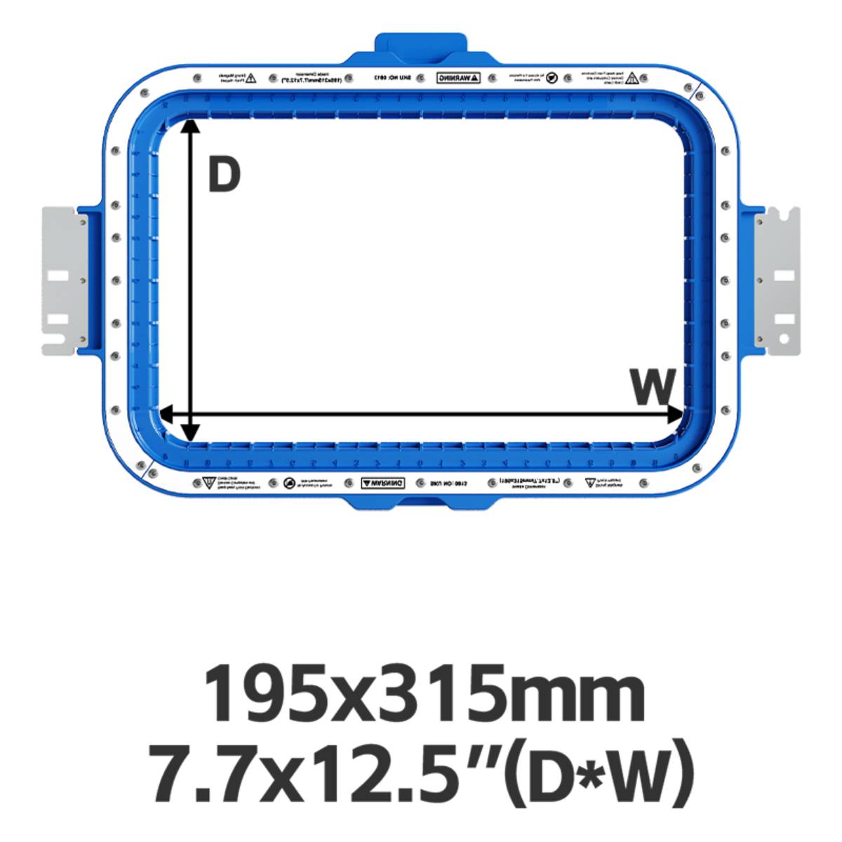 Magnetic Hoop 7.7"x12.5" | 195x315mm for PROEMB Embroidery Machines
