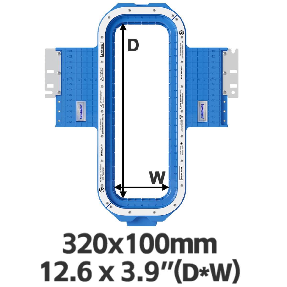 magnetic embroidery hoop for Ricoma embroidery machines