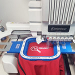 Brother PR680w magnetic embroidery hoop hooping station